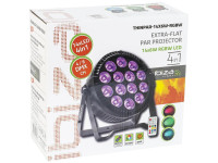 Ibiza Projector PAR c/ 14 Leds 6W RGBW DMX THINPAR-14X6W-RGBW Ibiza Projector PAR c/ 14 Leds 6W RGBW DMX THINPAR-14X6W-RGBW